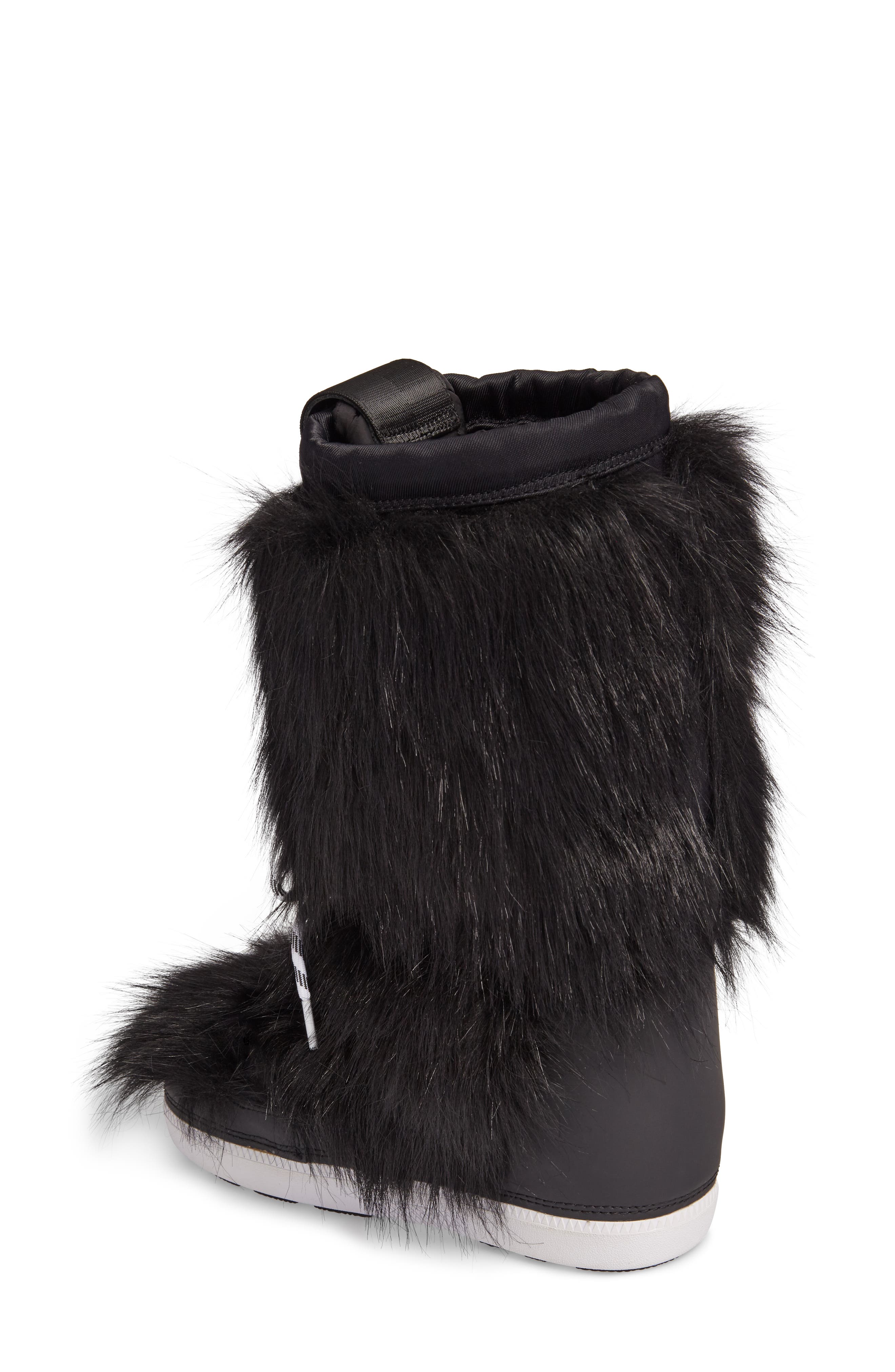 hunter faux fur boots
