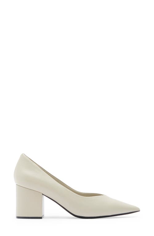 Shop Jeffrey Campbell Hourglass Pointed Toe Pump In Ice