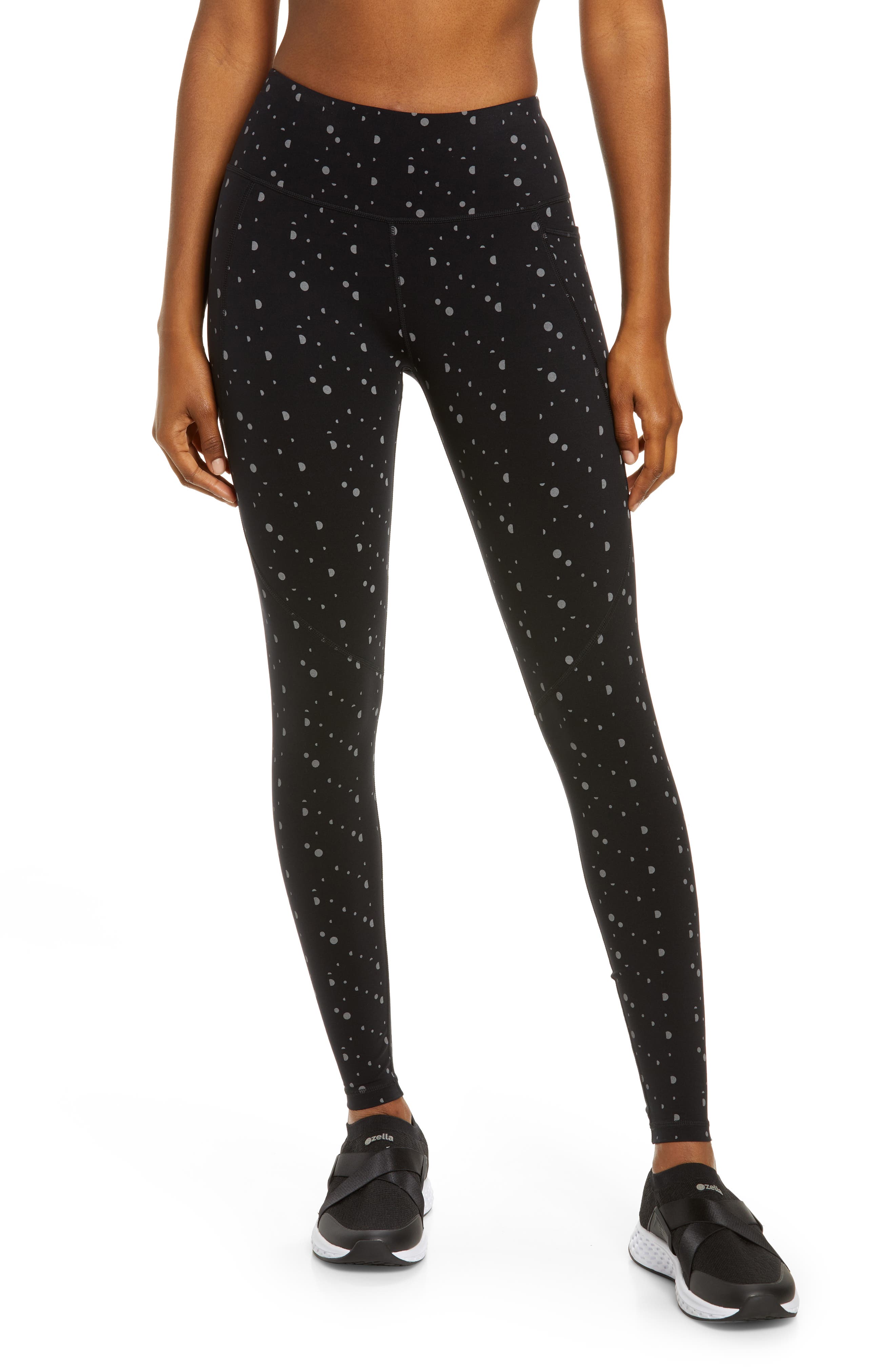 polka dot workout leggings