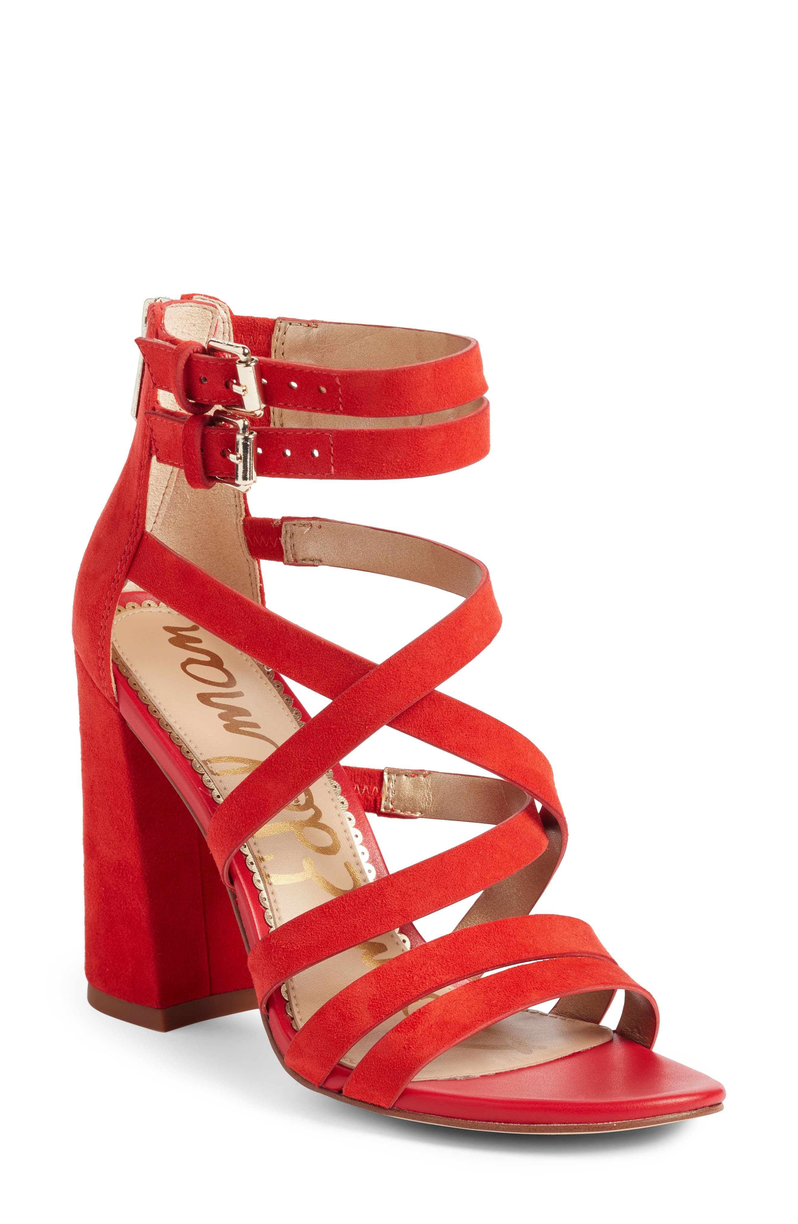 sam edelman red sandals