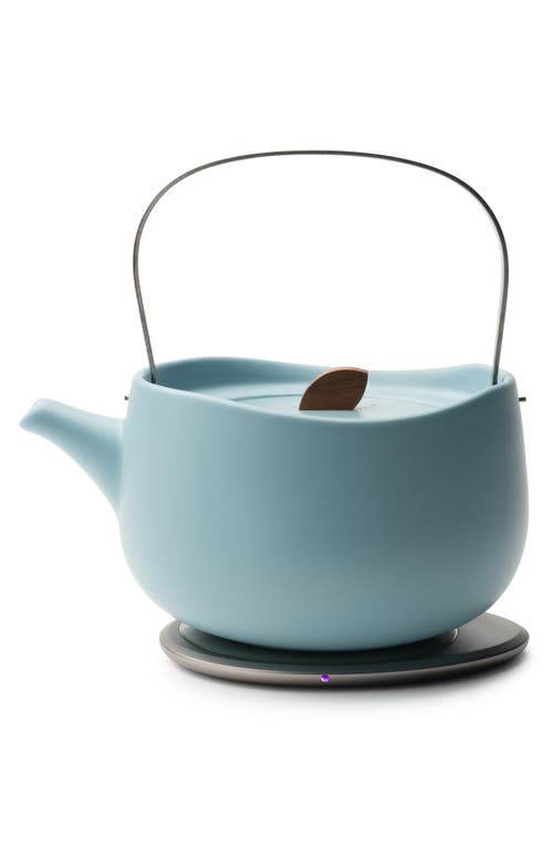 Ohom Leiph Self-heating Teapot Set In Blue