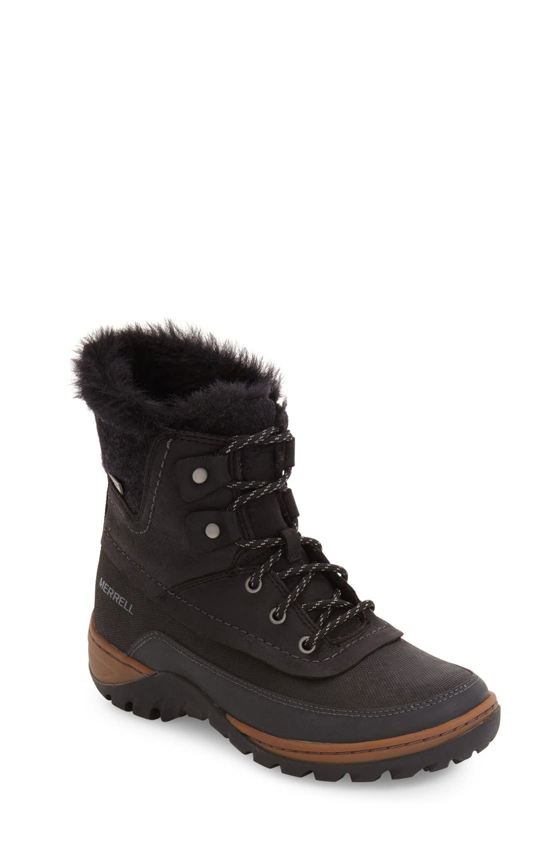 Merrell Sylvia Waterproof Faux Fur Lined Boot (Women) | Nordstrom