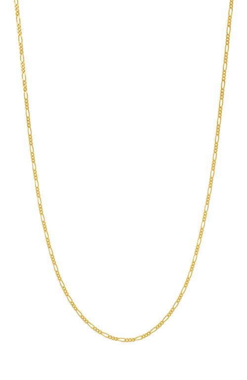 Bony Levy 14K Gold Figaro Chain Necklace in 14K Yellow Gold at Nordstrom, Size 16