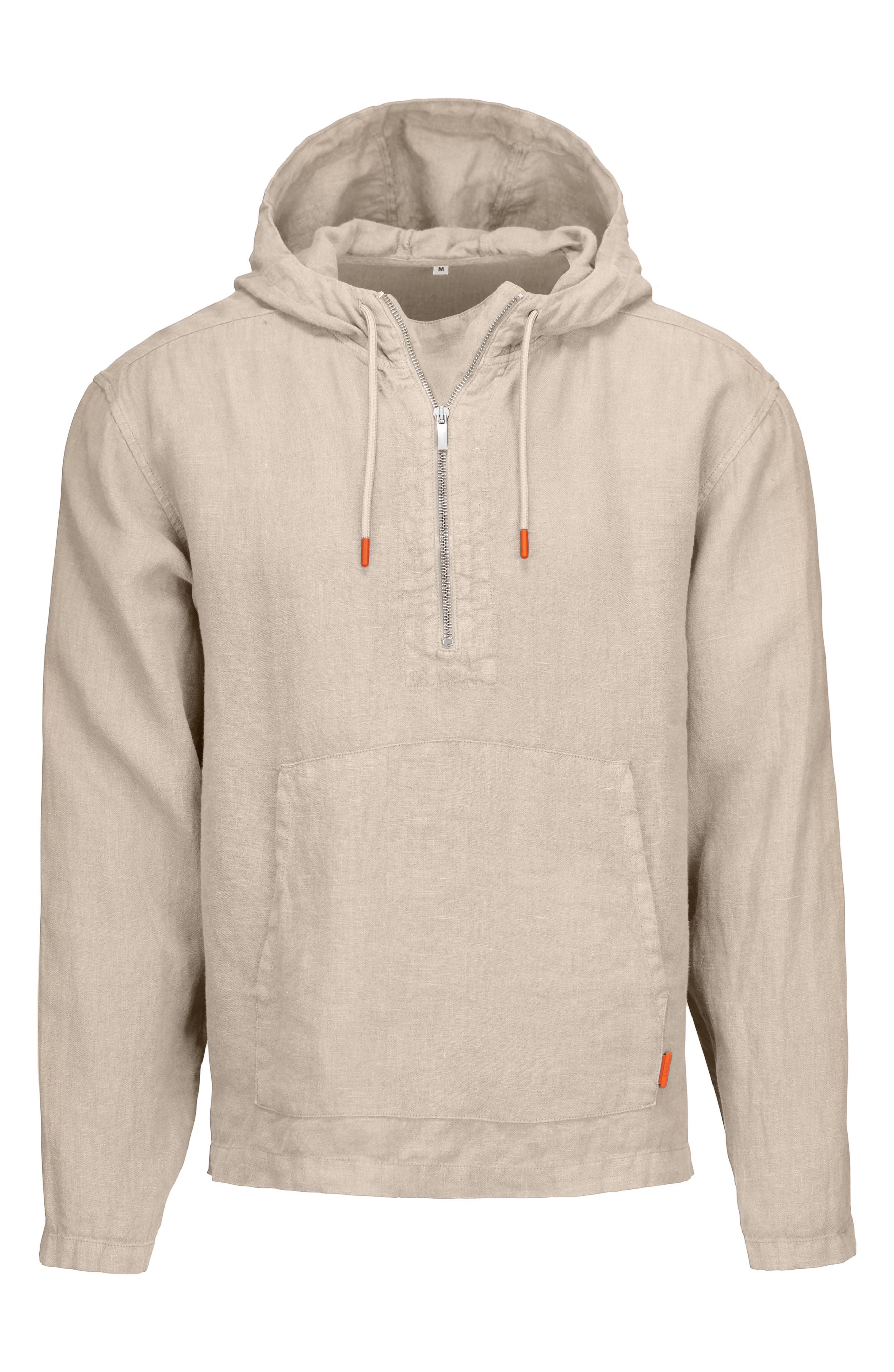 Swims Amalfi Half Zip Linen Hoodie | Nordstrom