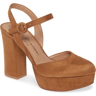 Chinese Laundry Nadia Platform Pump, Brown