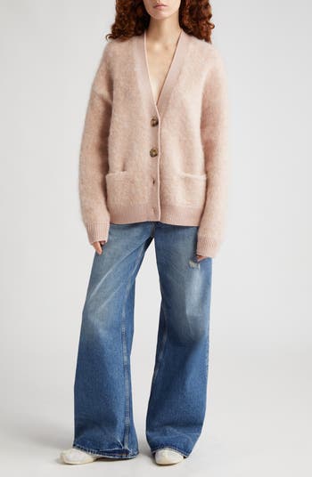 Acne studios rives knitted cardigan best sale