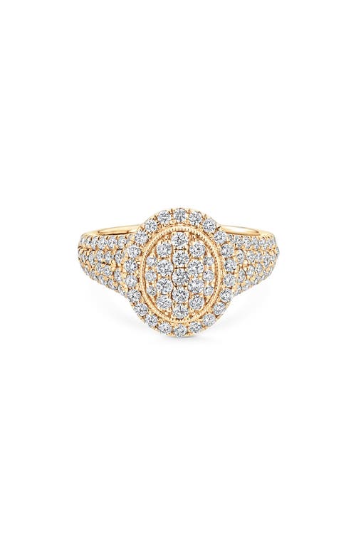 Sara Weinstock Veena Pavé Diamond Ring in Yellow Gold at Nordstrom, Size 3.5