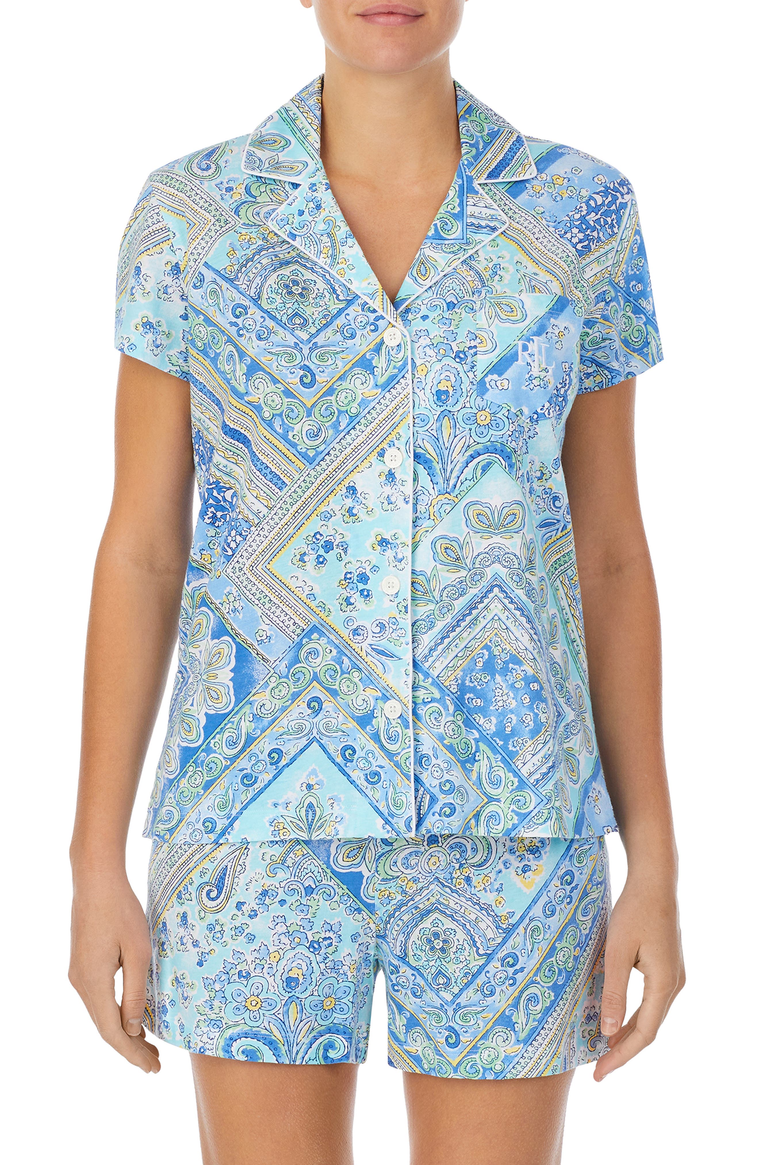 ralph lauren short pajamas