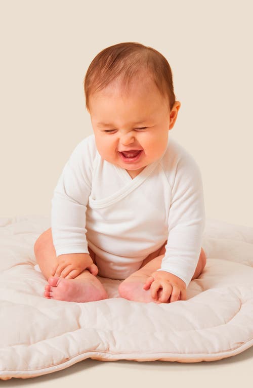 Mori Long Sleeve Bodysuit In White
