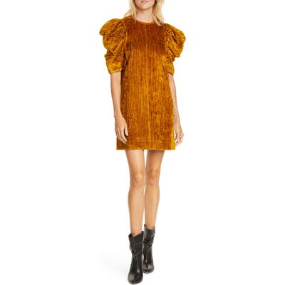Ulla Johnson Callahan Corduroy Shift Minidress