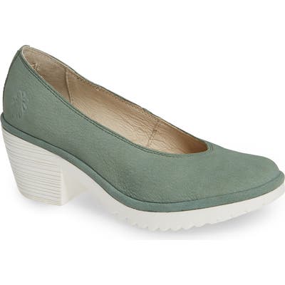 Fly London Walo Pump-6- Green