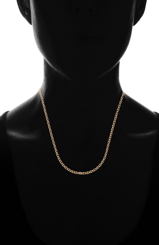 Best Silver Flat Marina Link Necklace In Gold