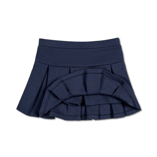 Hope & Henry Baby Girls' Ponte Drop Waist Skort, Infant In Navy Quilted