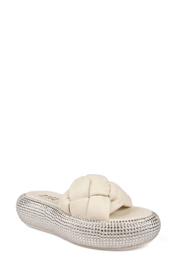 ZIGI ZIGI SHAPPY CRYSTAL PLATFORM SLIDE SANDAL