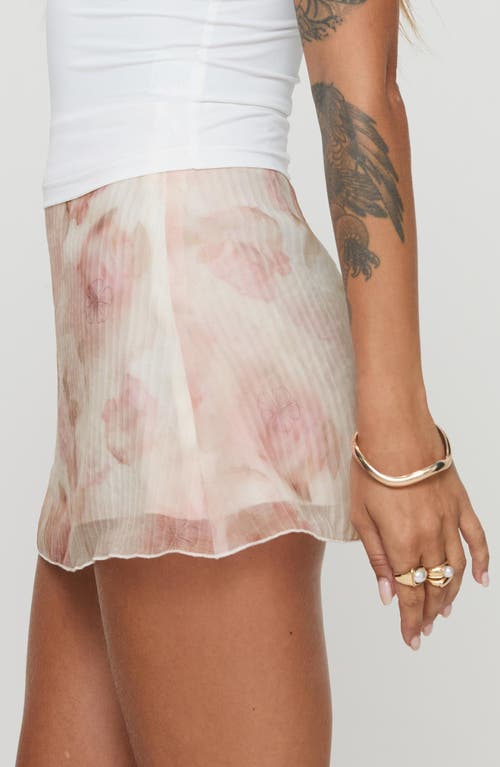 Princess Polly Bernarli Mini Skirt In Pink