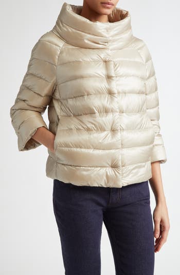 Herno Sofia Iconic Down Crop Puffer Jacket | Nordstrom