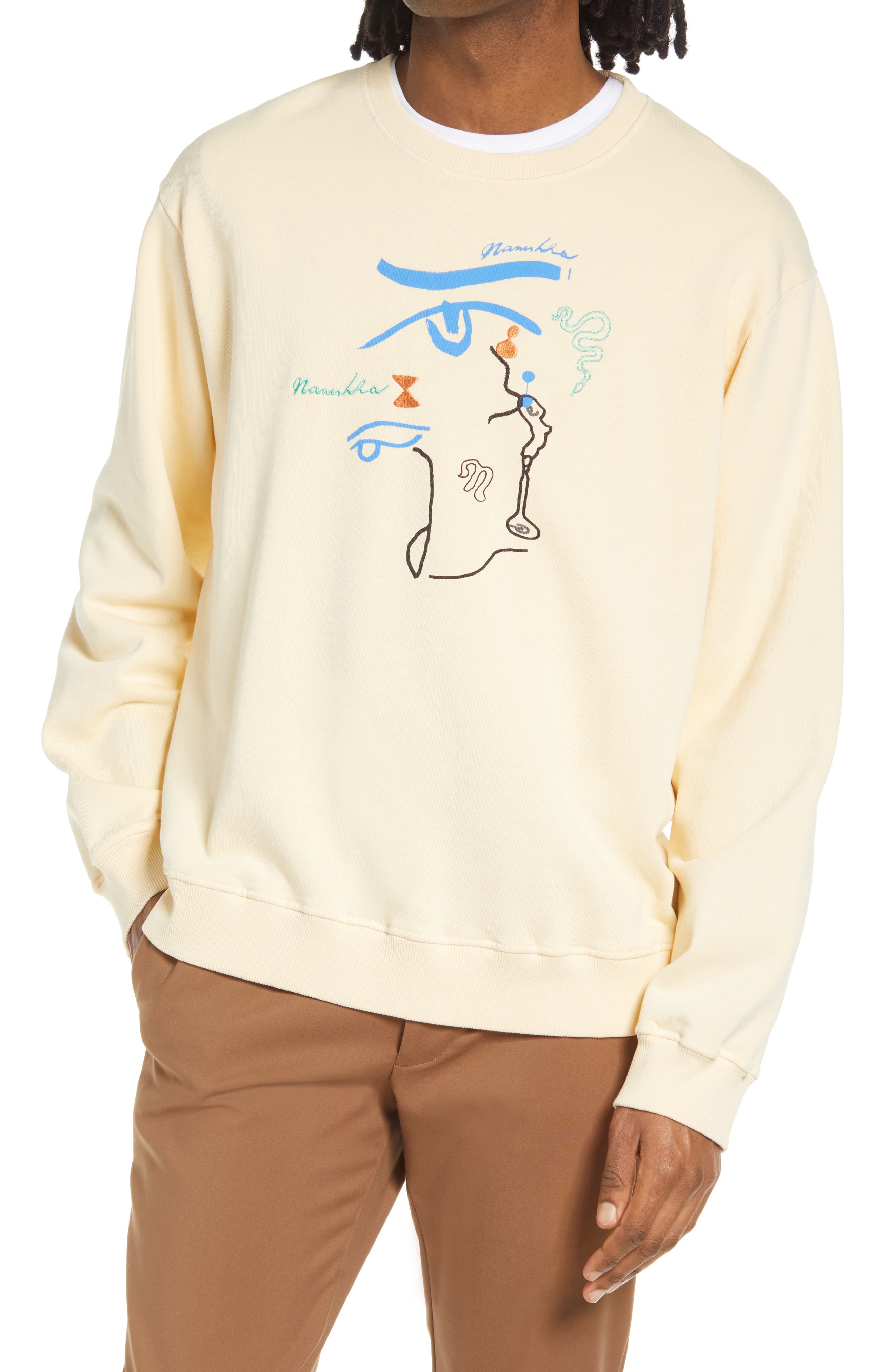 cotton graphic sweatshirt