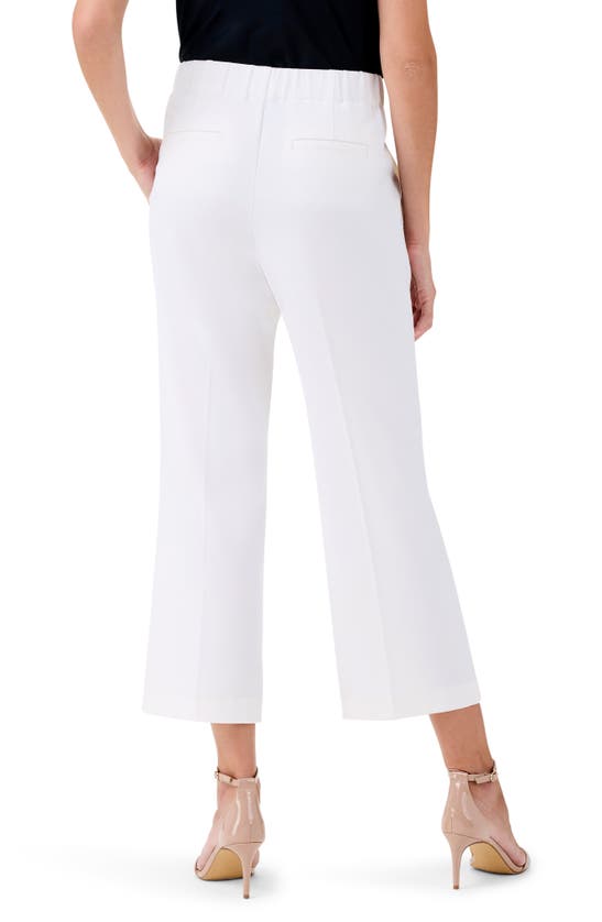 Shop Nic + Zoe Nic+zoe Wide Leg Crop Pants In Classic Cream