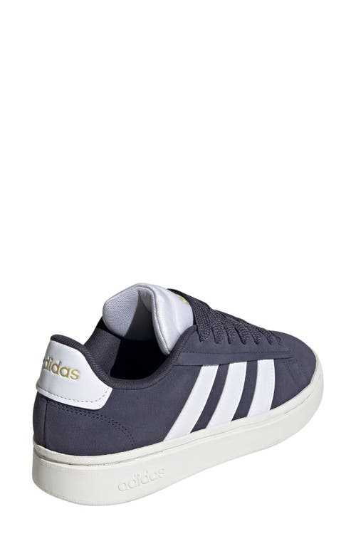 Adidas Originals Women's Grand Court Alpha Cloudfoam Lifestyle Comfort Casual Sneakers From Finish Line In Navy/white