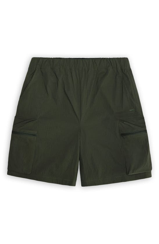 Shop Rains Tomar Cargo Shorts In Green