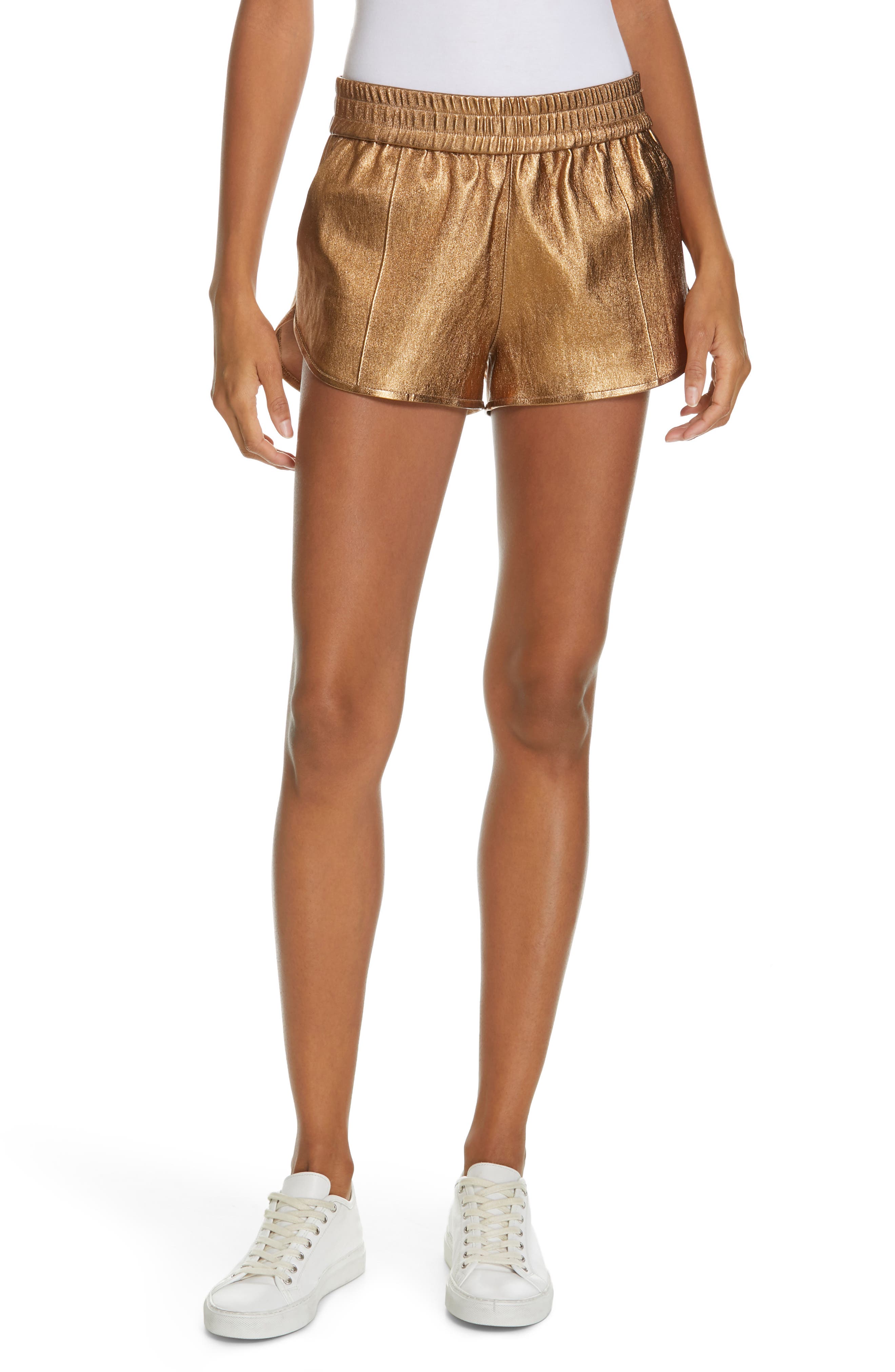 SPRWMN Leather Jogger Shorts Nordstrom