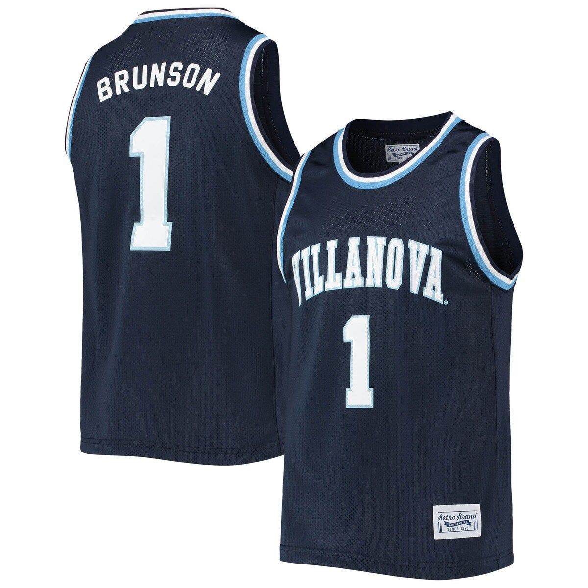 Retro Brand Men's Original Retro Brand Jalen Brunson Navy Villanova