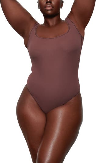 SKIMS Ribbed Stretch Cotton Bodysuit in Pacific NWOT Size 4X - $29 - From  Cutie