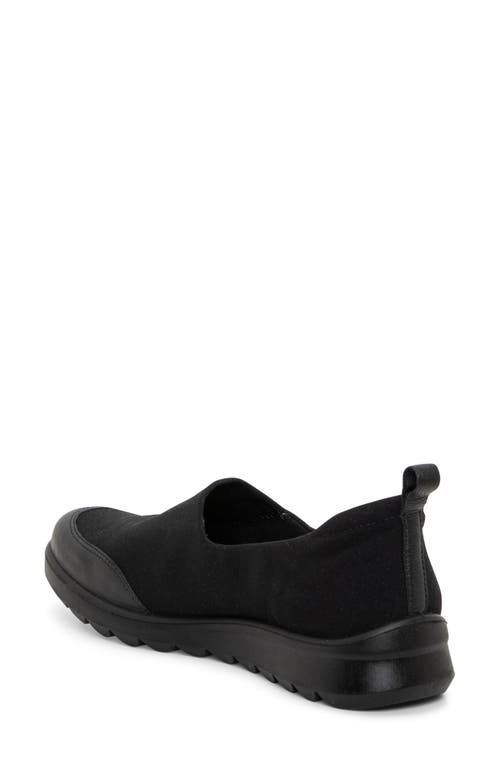 Ara Topaz Waterproof Slip-on Sneaker In Black