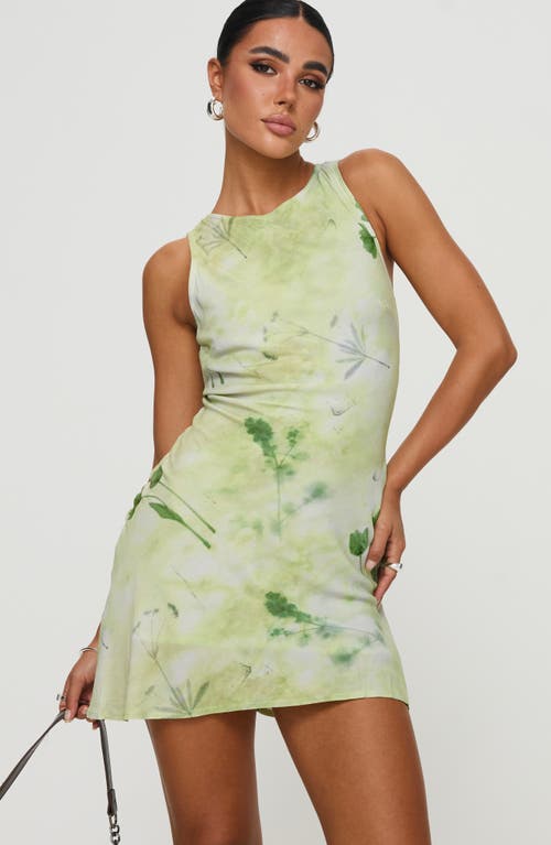 PRINCESS POLLY PRINCESS POLLY FLORAL SLEEVELESS MINIDRESS