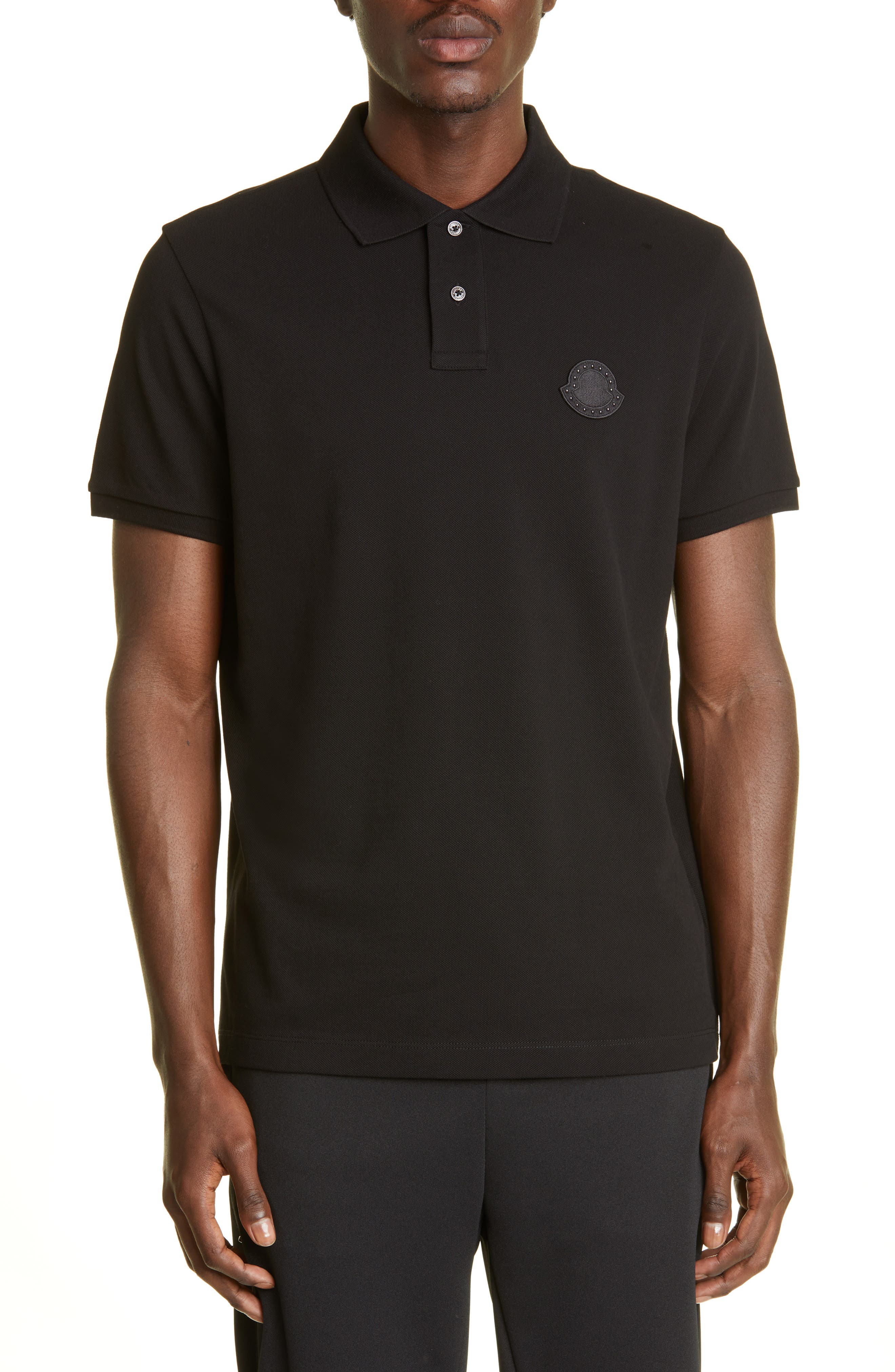 moncler slim fit polo shirt