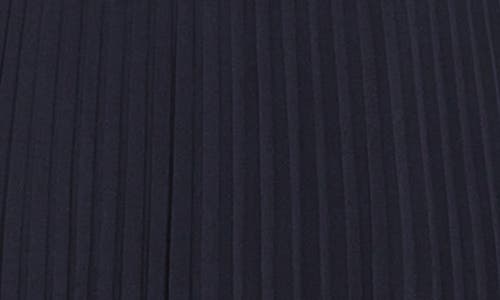 City Chic Livia Lace Yoke Sleeveless Fit & Flare Dress In Navy