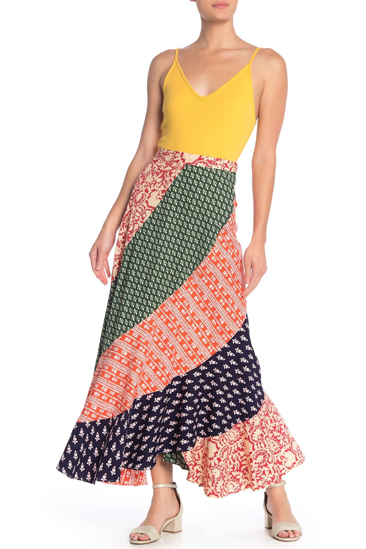 free people medley maxi skirt