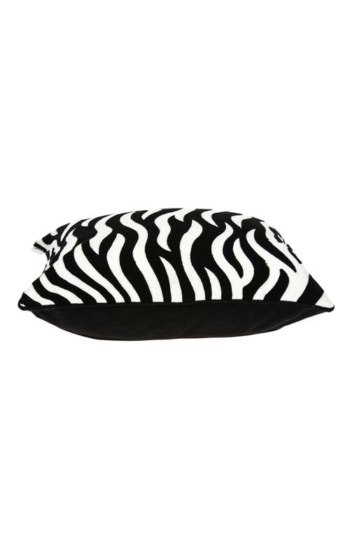 Parkland Collection Simba Decorative Accent Pillow In Black