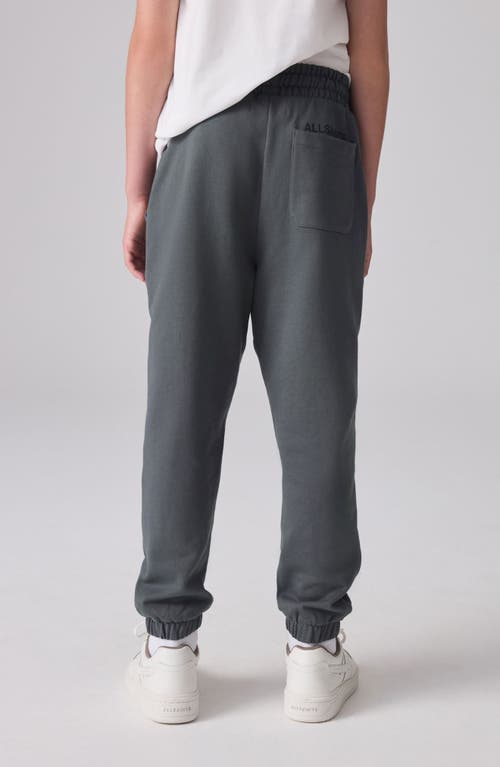 Shop Smallsaints By Allsaints Kids' Underground Logo Cotton Joggers In Grey