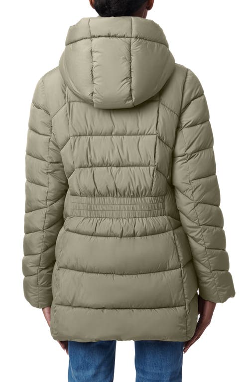 BERNARDO BERNARDO HOODED PUFFER JACKET WITH BIB 