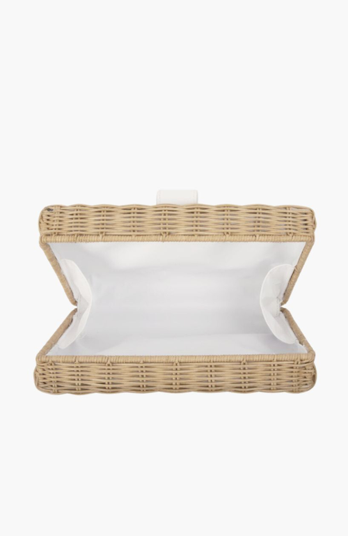 Modern Picnic The Snacker In White Wicker