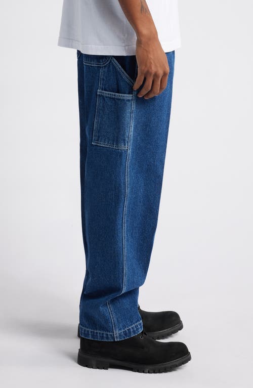 Obey Hardwork Carpent Jeans In Stonewash Indigo