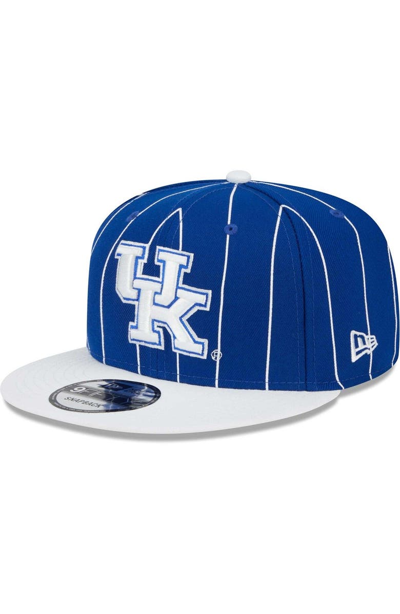 New Era Men's New Era Royal/White Kentucky Wildcats Vintage 9FIFTY Snapback Hat, Main, color,
