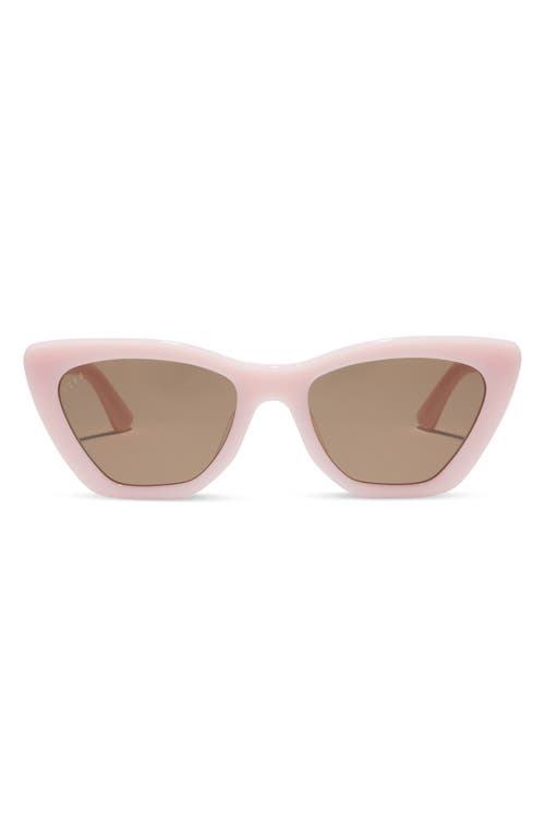 Shop Diff Camila 56mm Gradient Square Sunglasses In Brown/pink