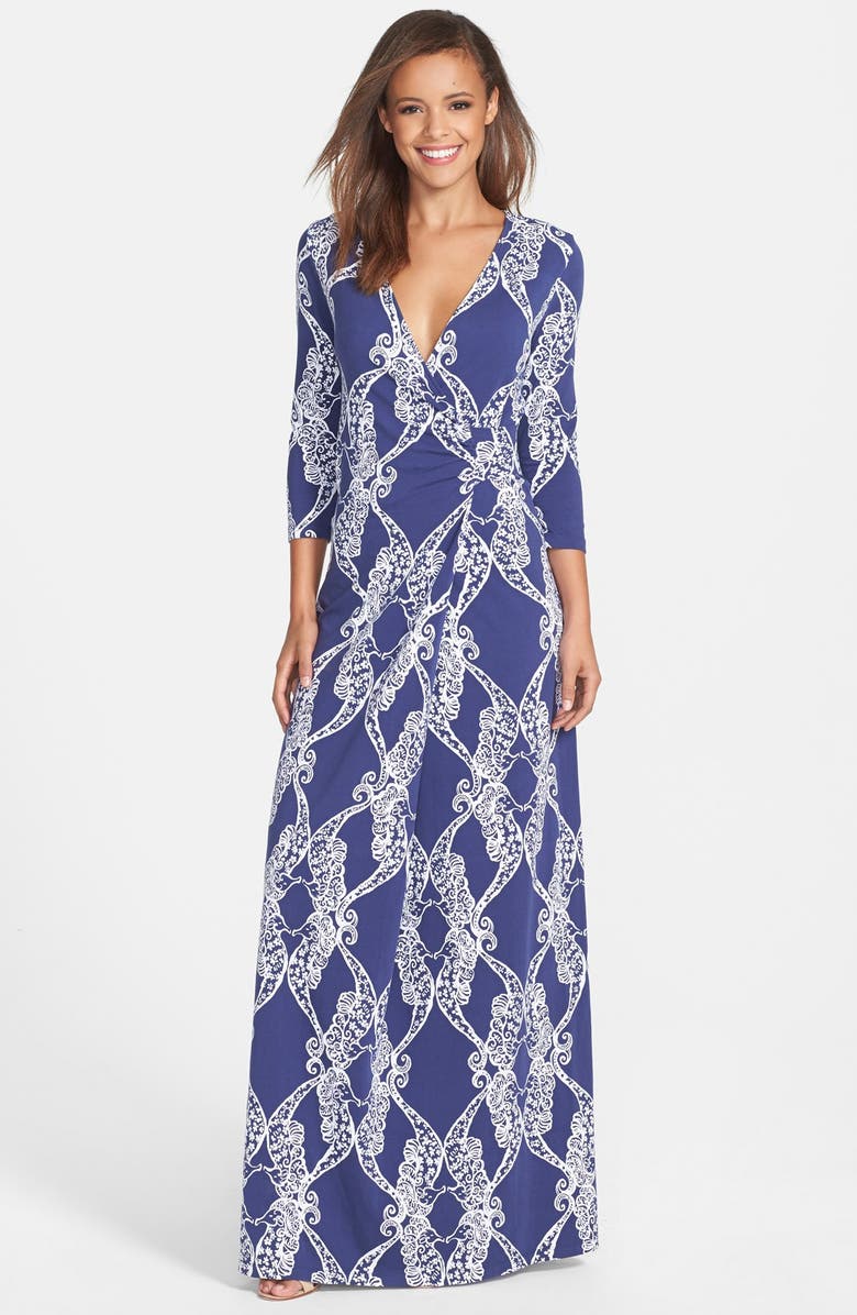 Lilly Pulitzer® 'Yvette' Print Faux Wrap Maxi Dress | Nordstrom