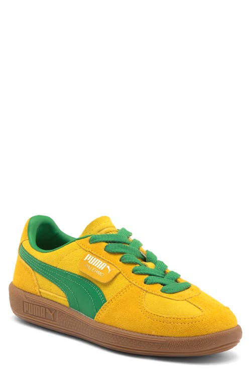 Shop Puma Kids' Palermo Sneaker In Yellow-yellow Sizzle-green