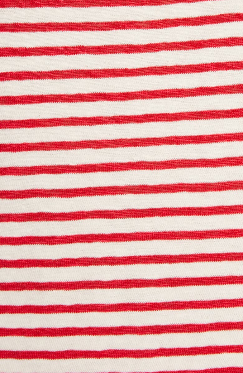 Golden Goose Embroidered Star Stripe Cotton & Linen T-Shirt | Nordstrom