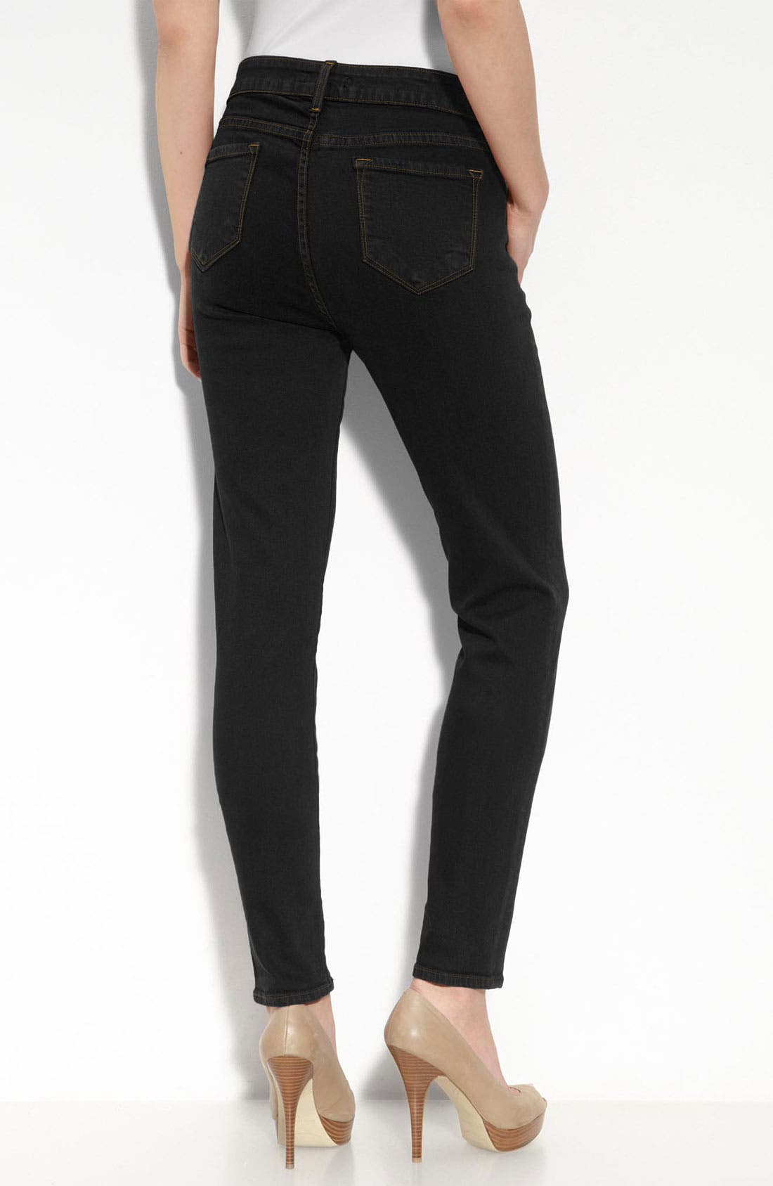 Blue Essence 'Eliot' Skinny Jeans (Red Wash) (Nordstrom Exclusive