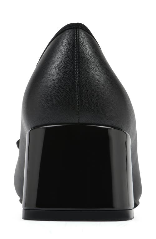 Cliffs By White Mountain Lately Round Toe Pump In Black Black Smooth Multi