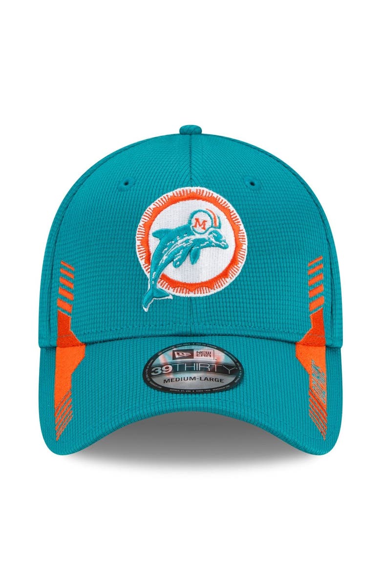 ابوات شتويه Dolphins Team Logo Aqua Adjustable Hat SF الربيع الجاف