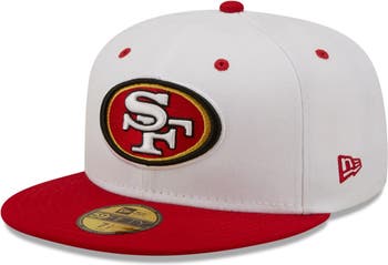 Men's New Era Scarlet San Francisco 49ers Basic 9FIFTY Adjustable Snapback  Hat