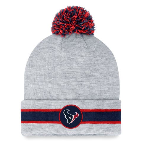 Dallas Cowboys Fanatics Branded Cuffed Knit Hat with Pom - Heather Gray