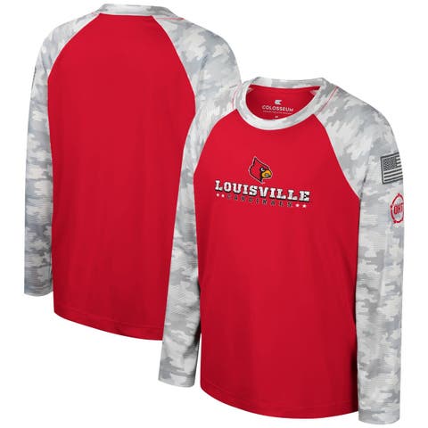 Colosseum Men's Louisville Cardinals Cardinal Red 1/2 Zip Anorak Jacket, XL | Holiday Gift