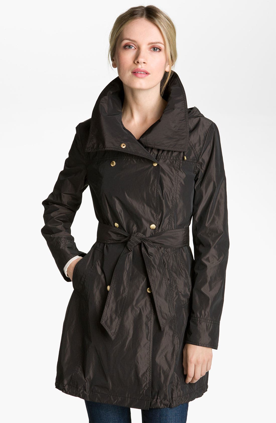 Ellen Tracy Packable Double Breasted Trench Coat Nordstrom