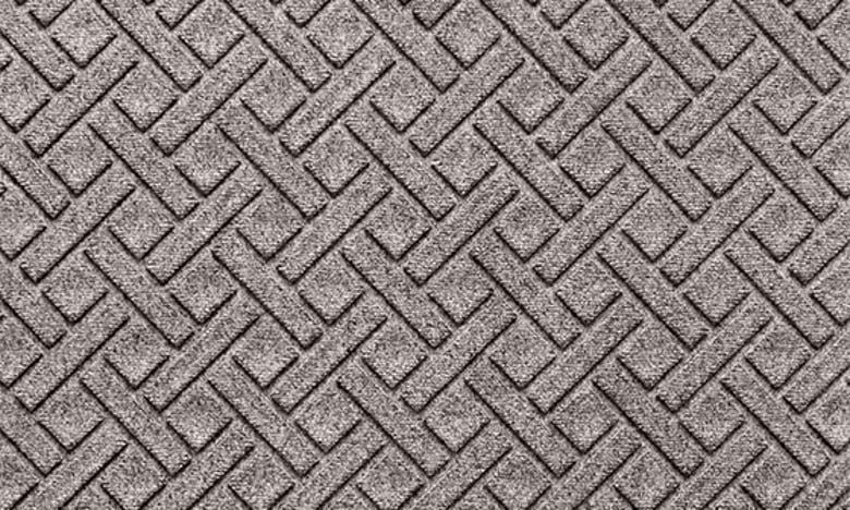 Bungalow Flooring Waterhog Lattice Floor Mat In Medium Gray